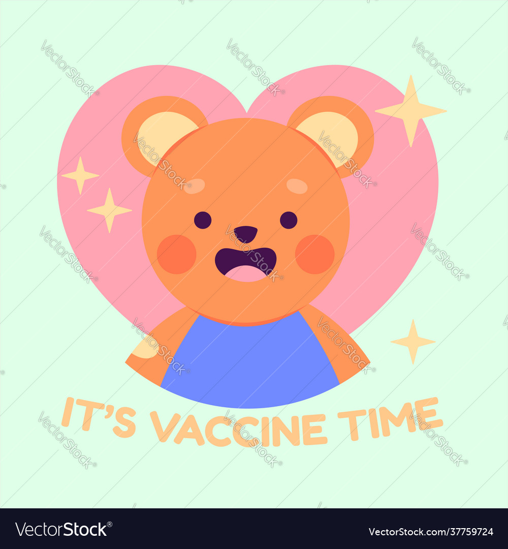 Vaccination label sticker