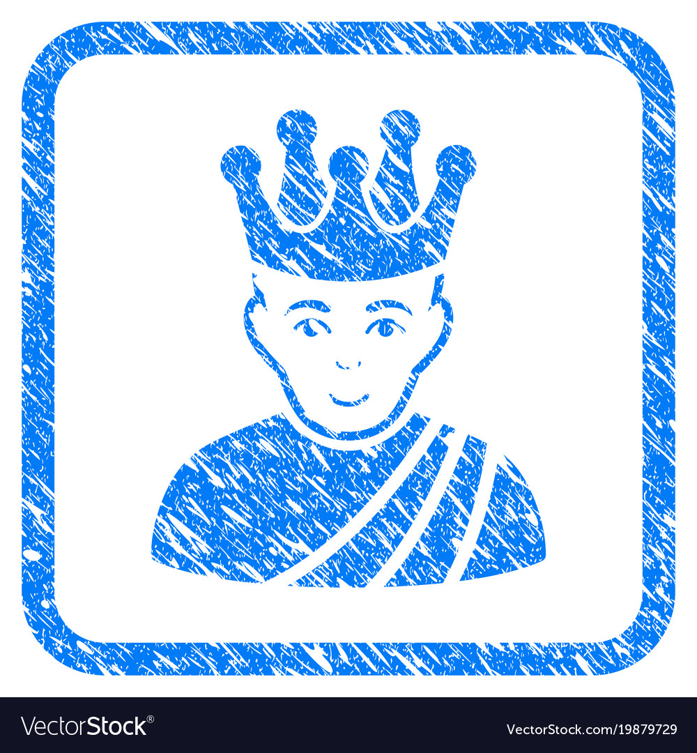 Emperor framed stamp