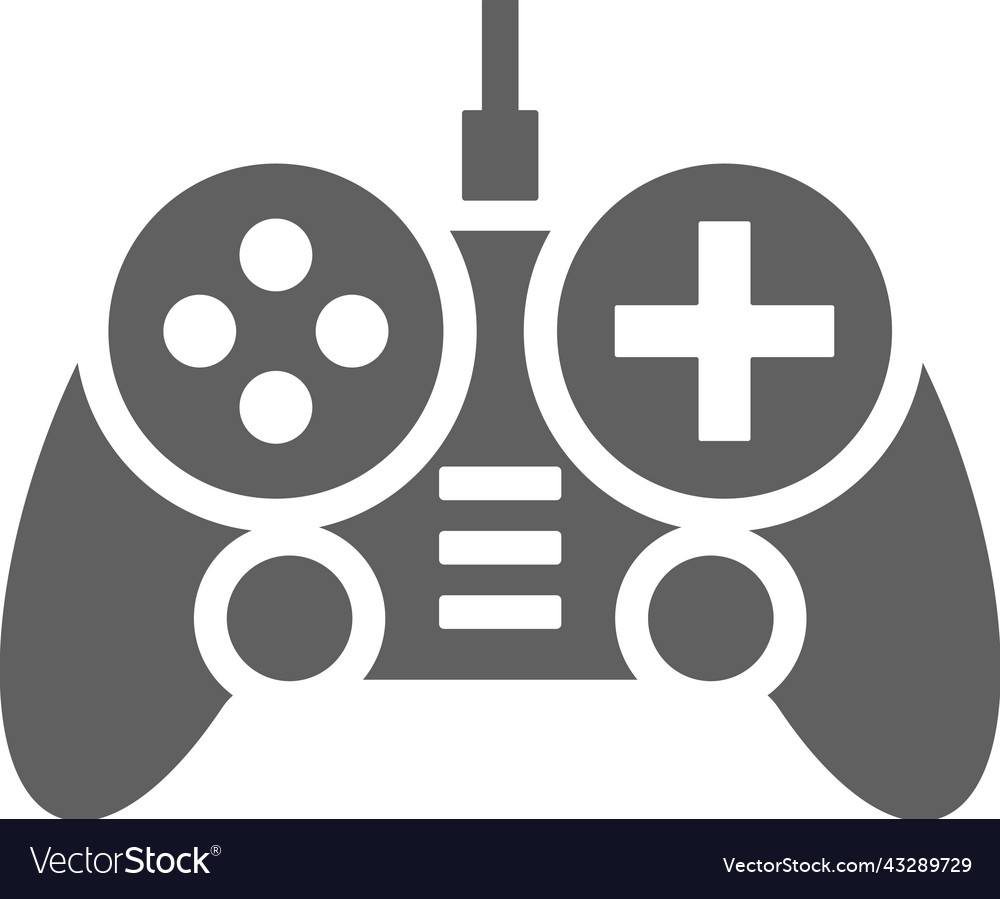 Game controller playstation icon gray graphics