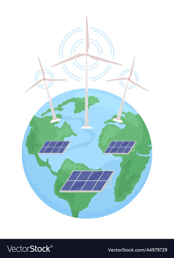 Global transfer to sustainable energy semi flat