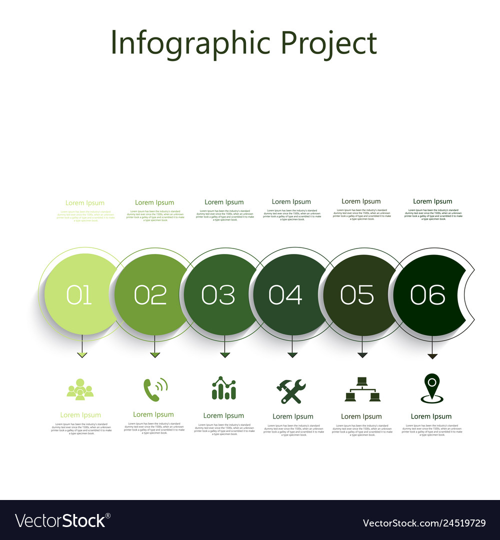Infographic element with icons and options vector image Infographic element with icons and options
