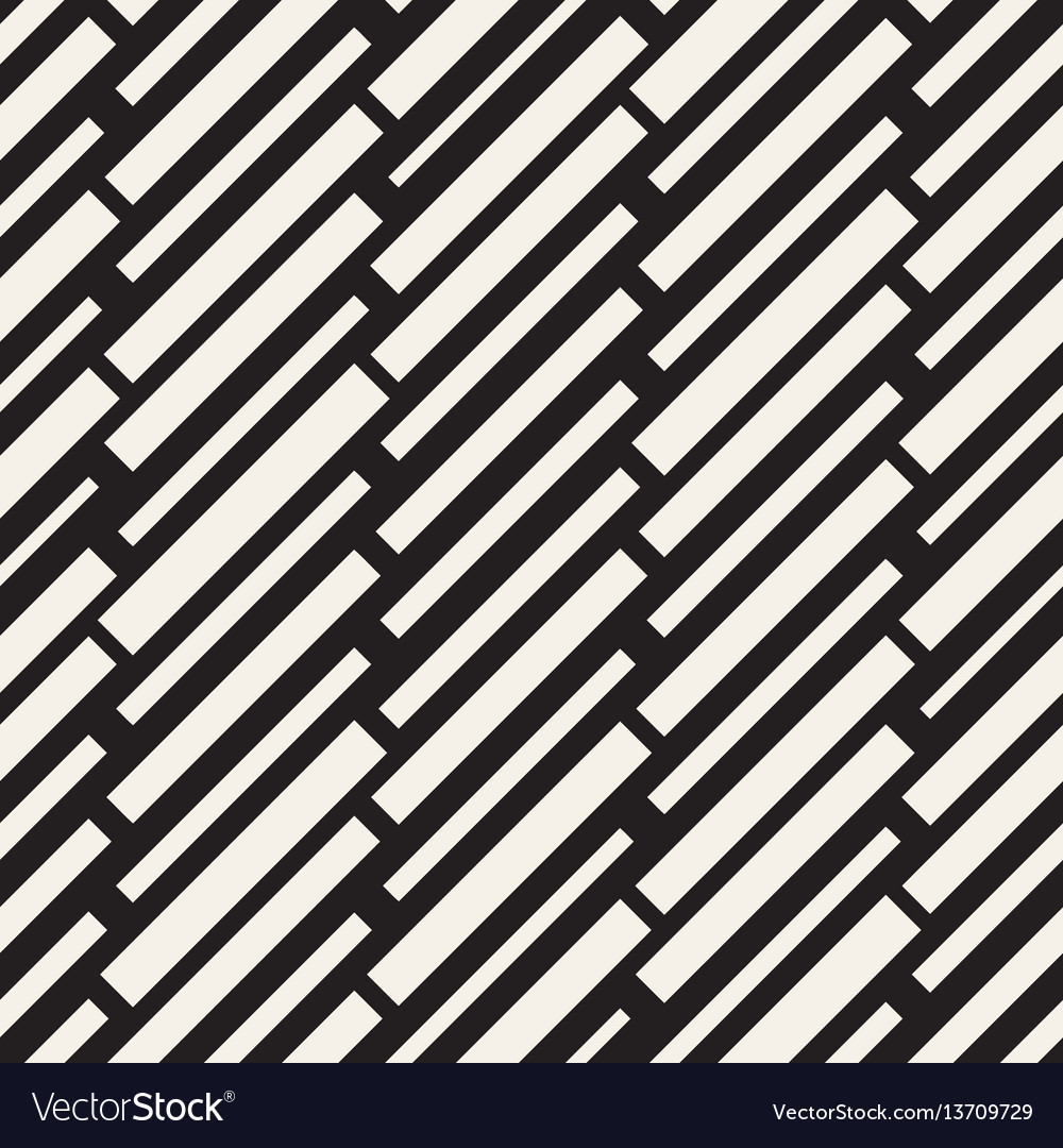 Irregular Black and White Dash Pattern