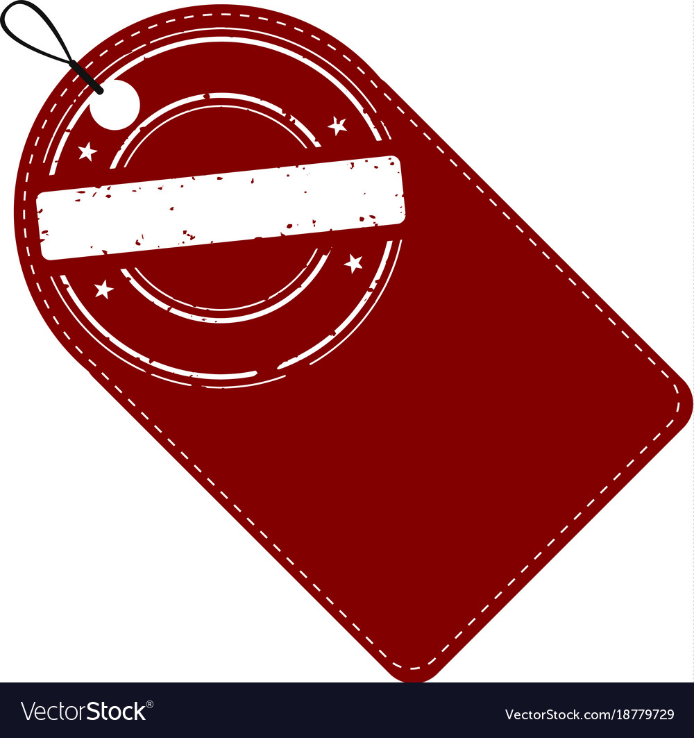 Isolated empty label