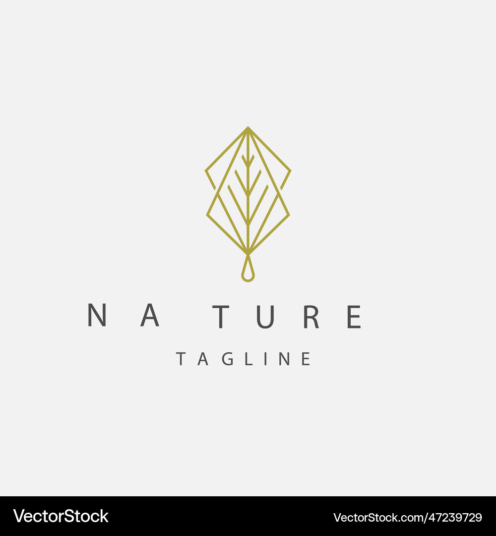 Leaf logo Royalty Free Vector Image - VectorStock