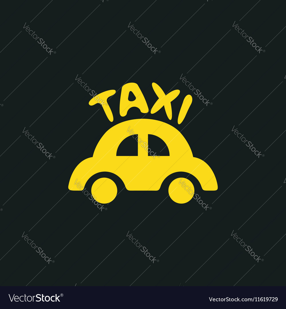 Logo for taxi company Royalty Free Vector Image