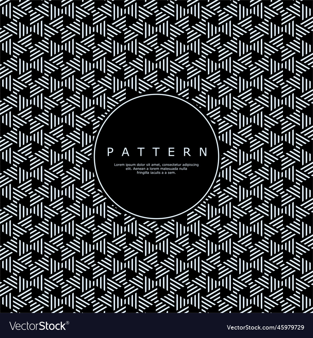 Modern minimalist line triangle abstract pattern