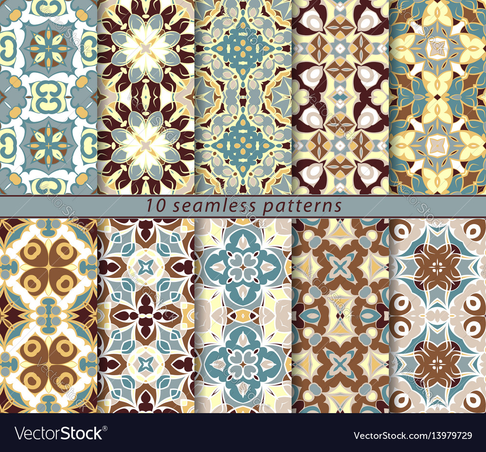 Set of seamless pattern