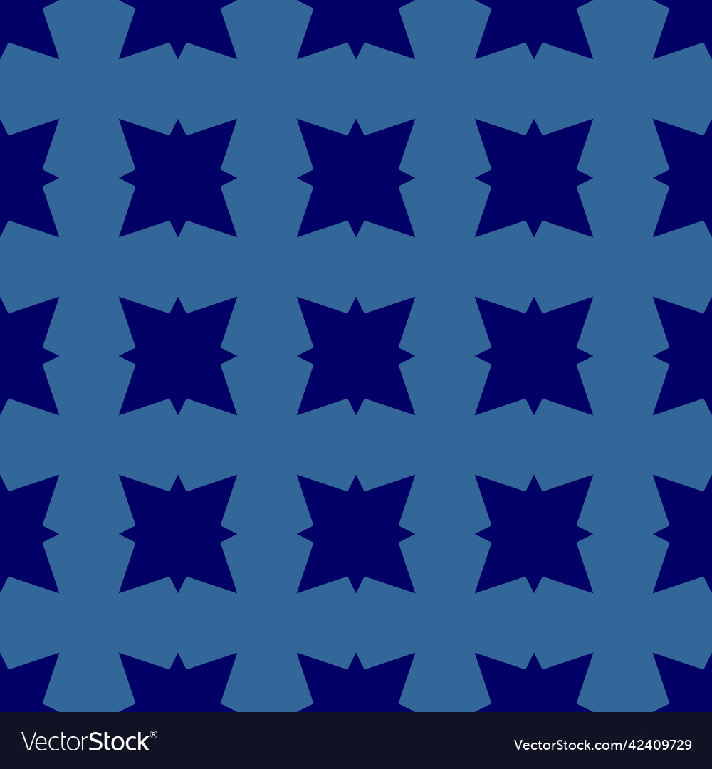 Tile pattern with a blue seamless background vector image Tile pattern with a blue seamless background