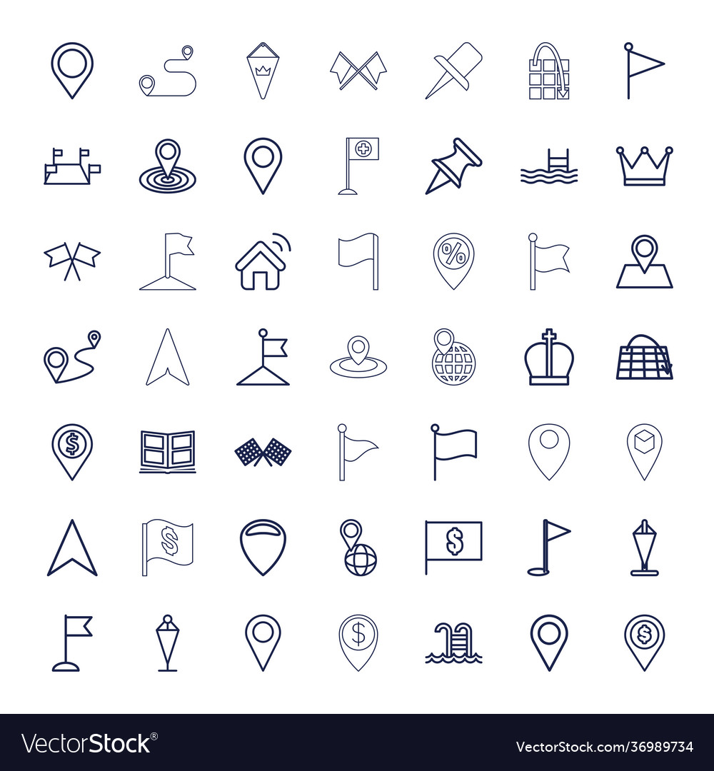 49 location icons