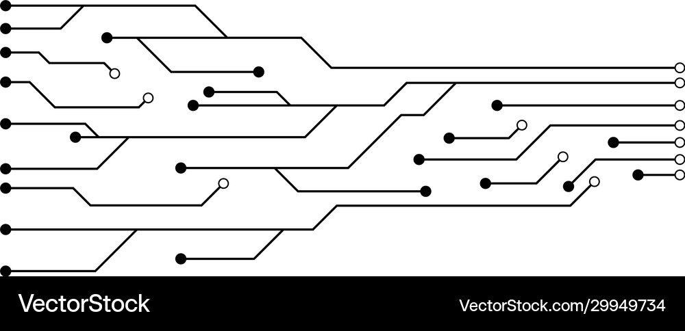Abstract future digital science technology Vector Image