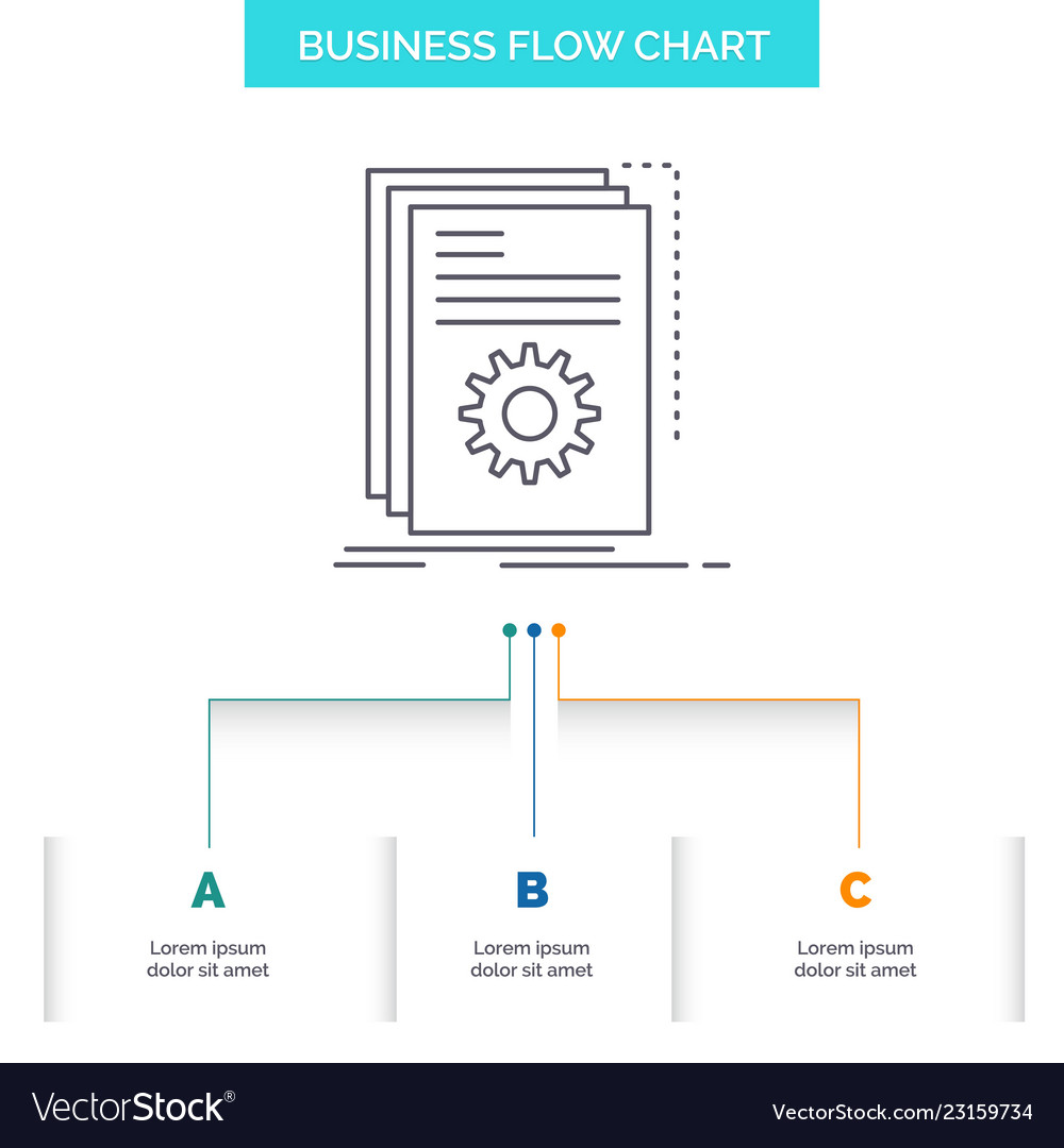 App build developer program script business flow vector image App build developer program script business flow