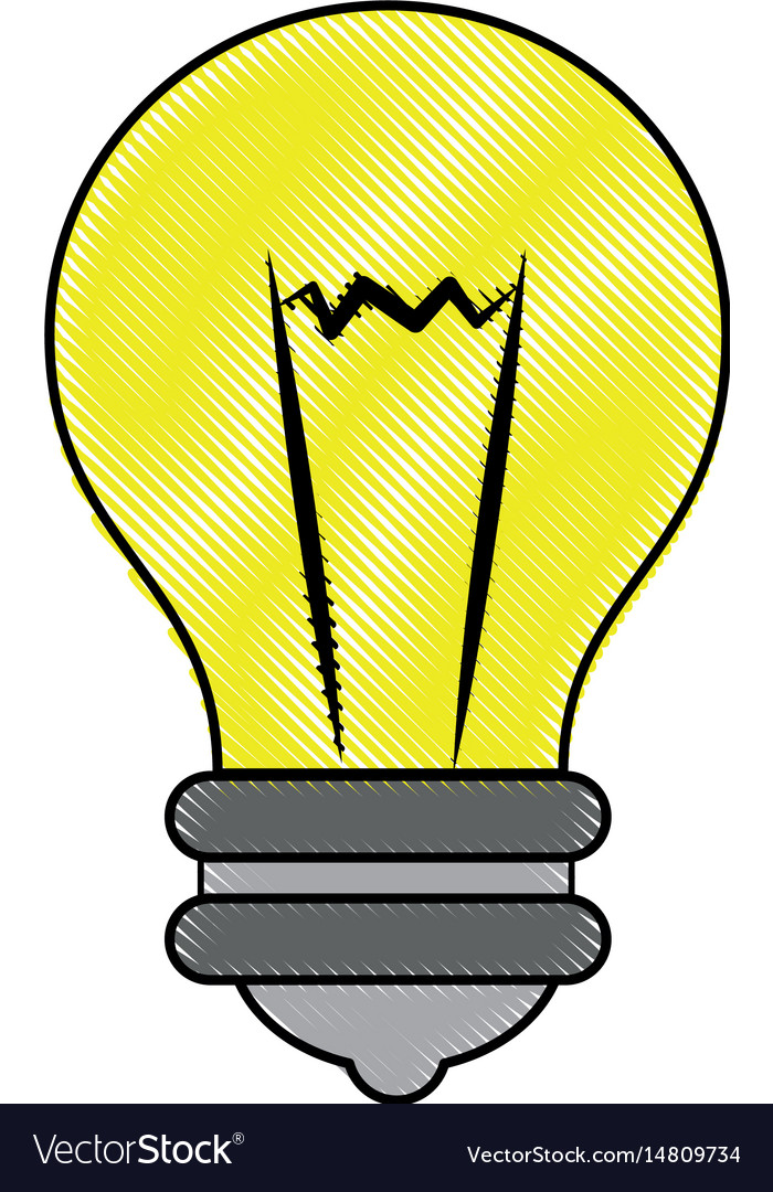 Bulb light energy Royalty Free Vector Image - VectorStock