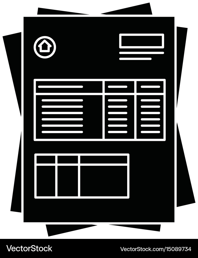 Document contract official Royalty Free Vector Image