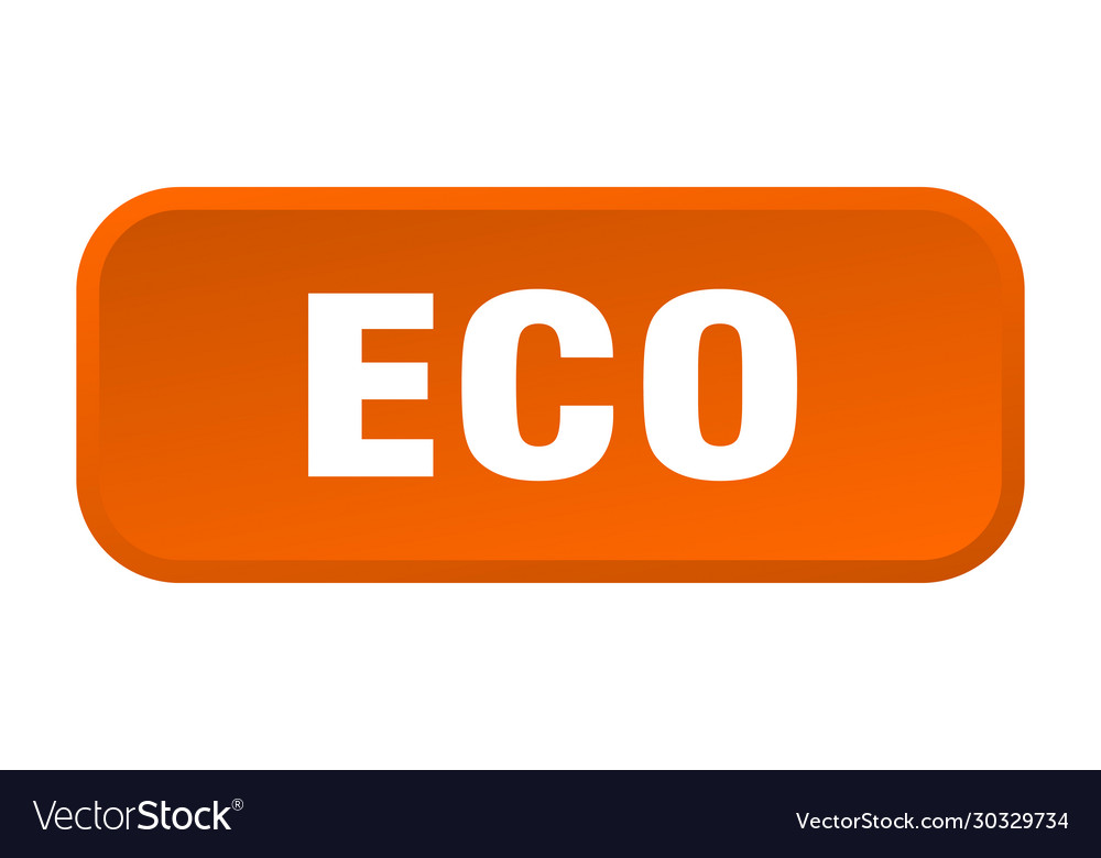 Eco button square 3d push