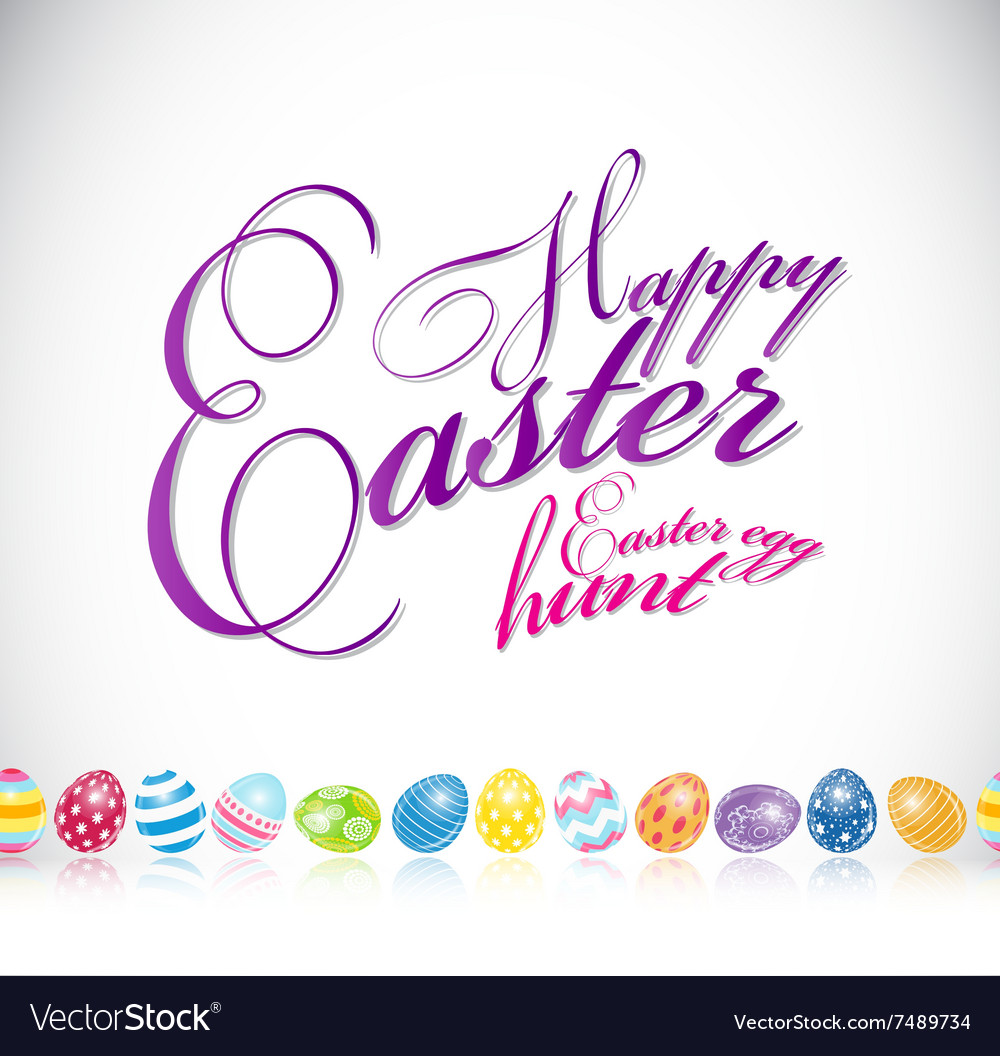 Happy easter spring background