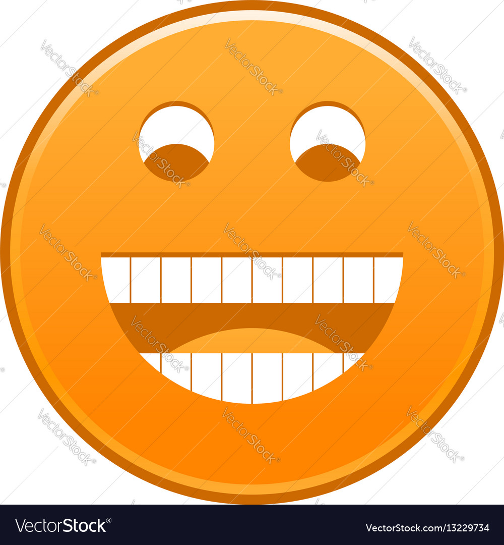 Orange smiling face cheerful smiley happy emoticon