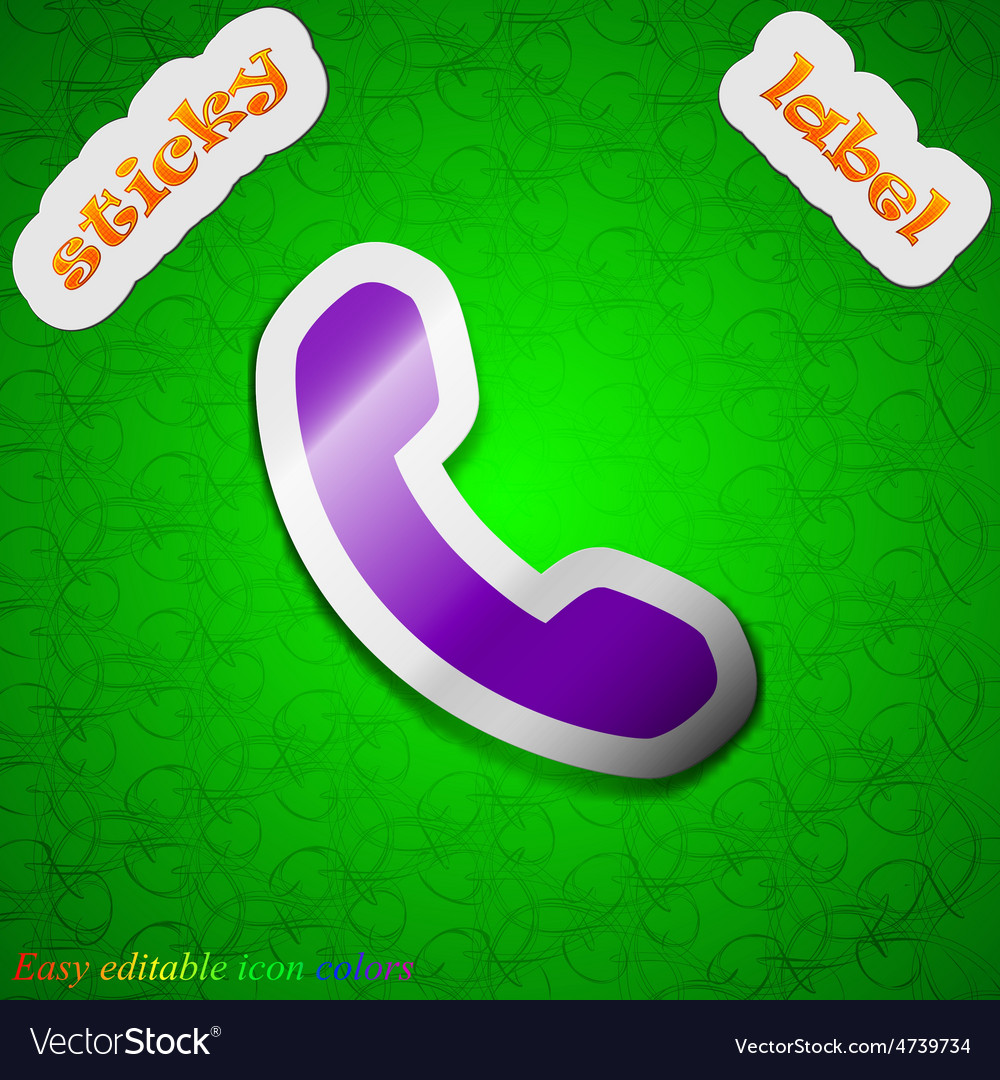 Phone support call center icon sign symbol chic