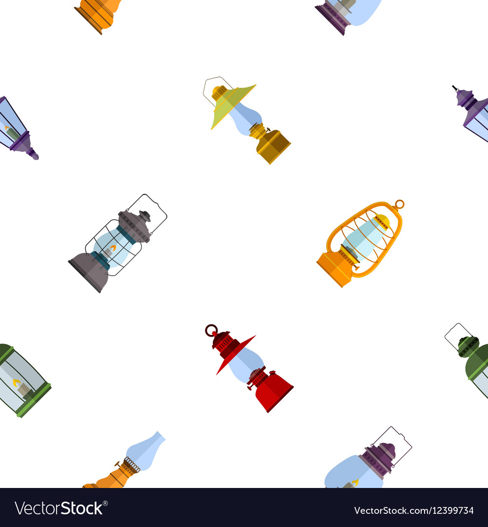 Seamless pattern with lanterns