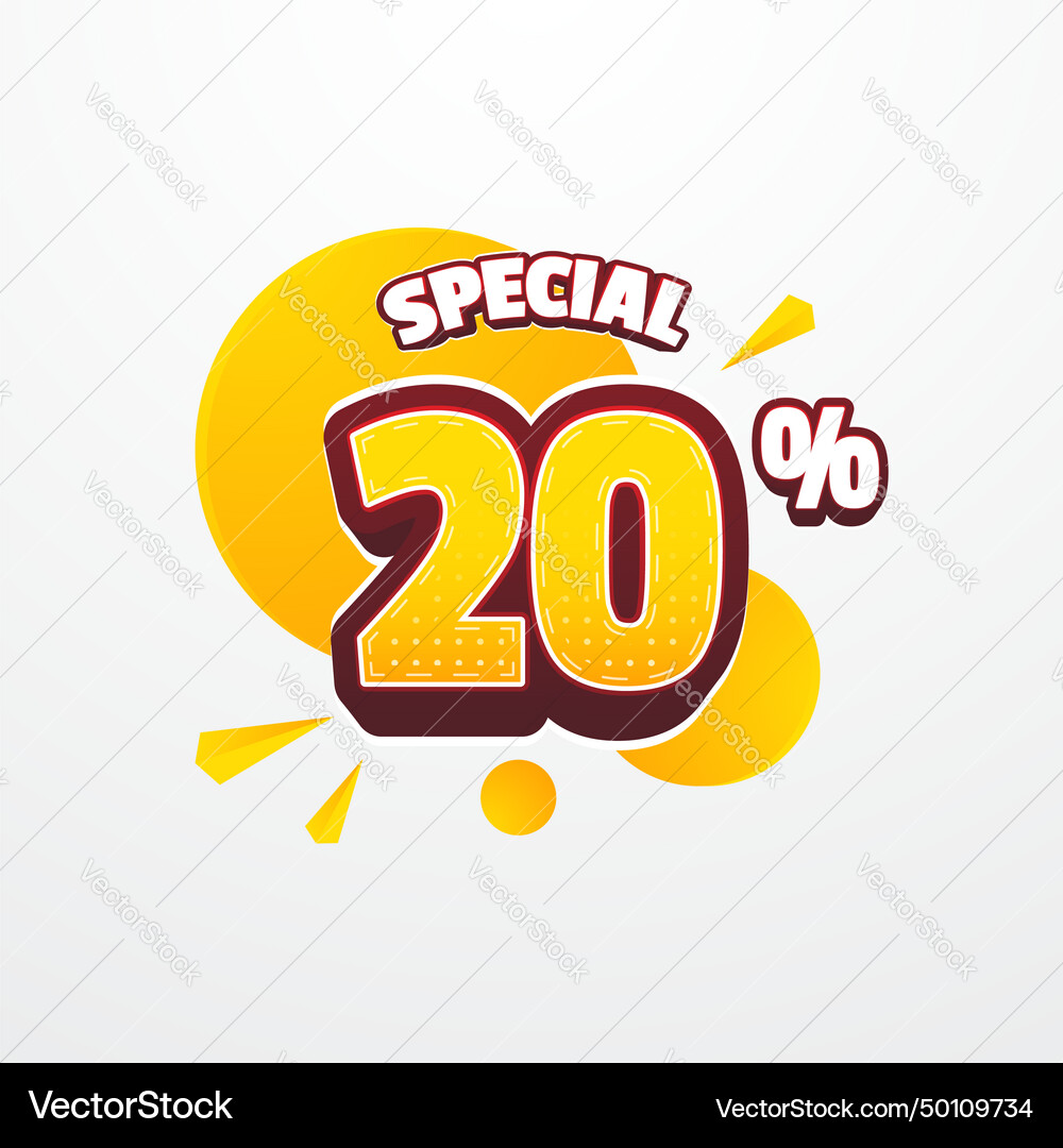 Special sale design template collection Royalty Free Vector