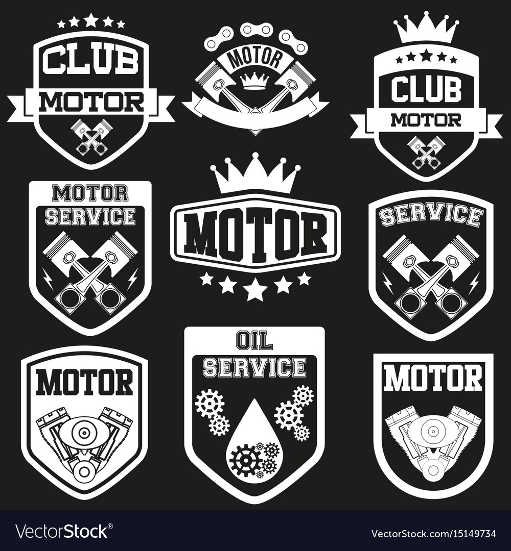 Vintage Motor Club Signs & Labels