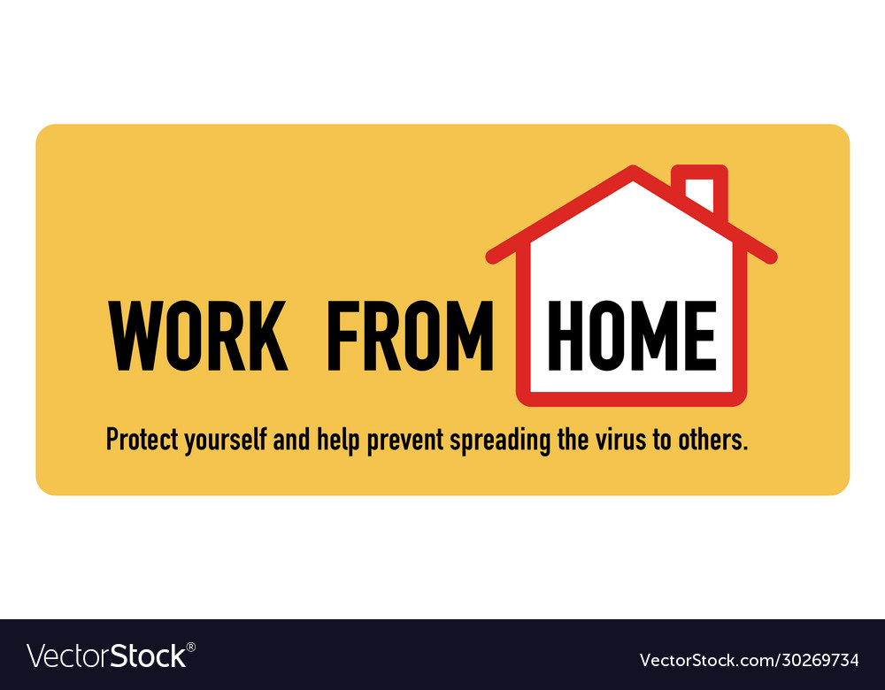 Arbeiten von Home Stop Sign