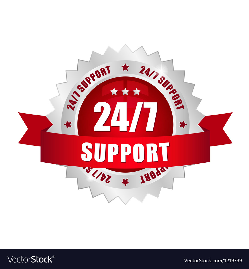 24-7 support button