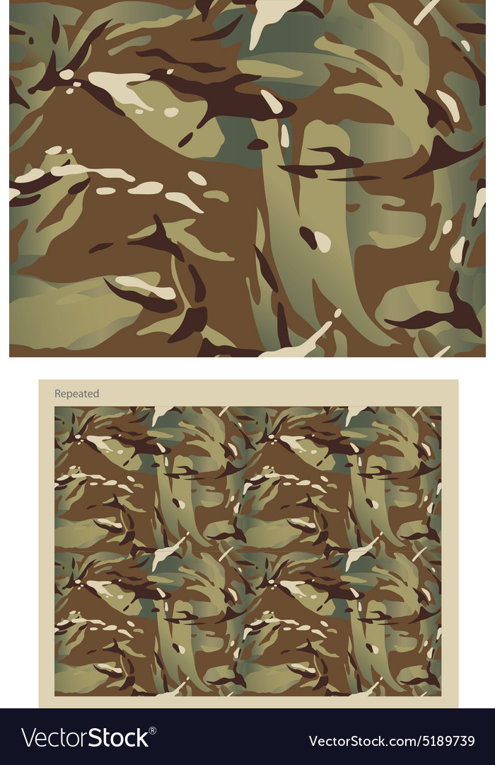 Army Camouflage Repeat Pattern