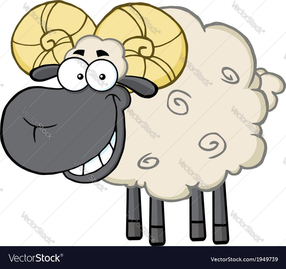 Cartoon sheep Royalty Free Vector Image - VectorStock