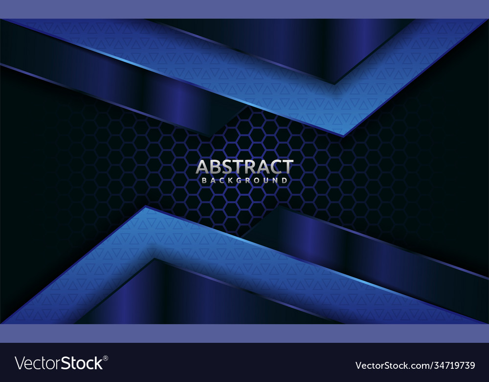 Modern dark blue with overlap layer texture