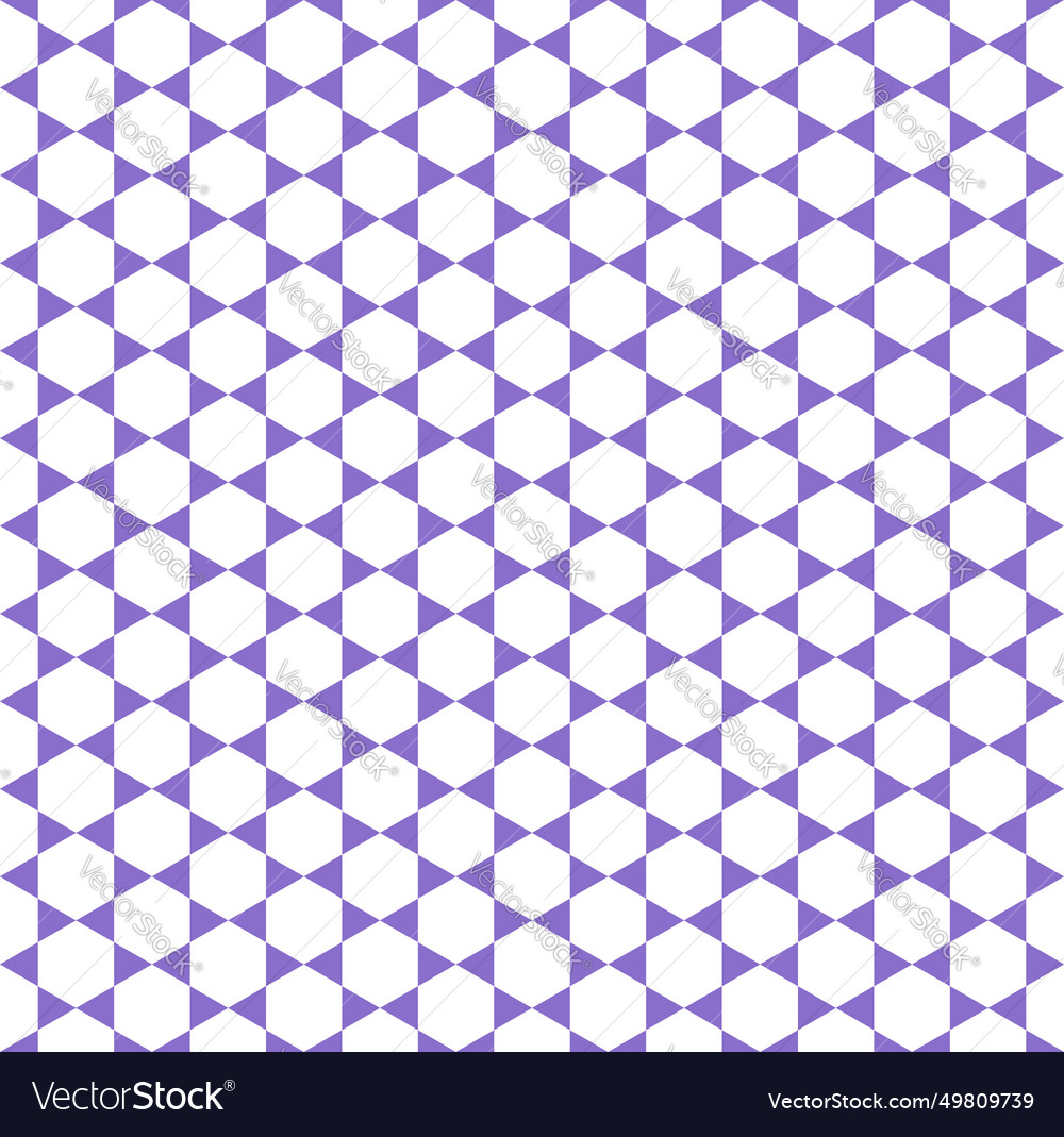 Seamless geometric hexagons and triangles pattern vector image Seamless geometric hexagons and triangles pattern