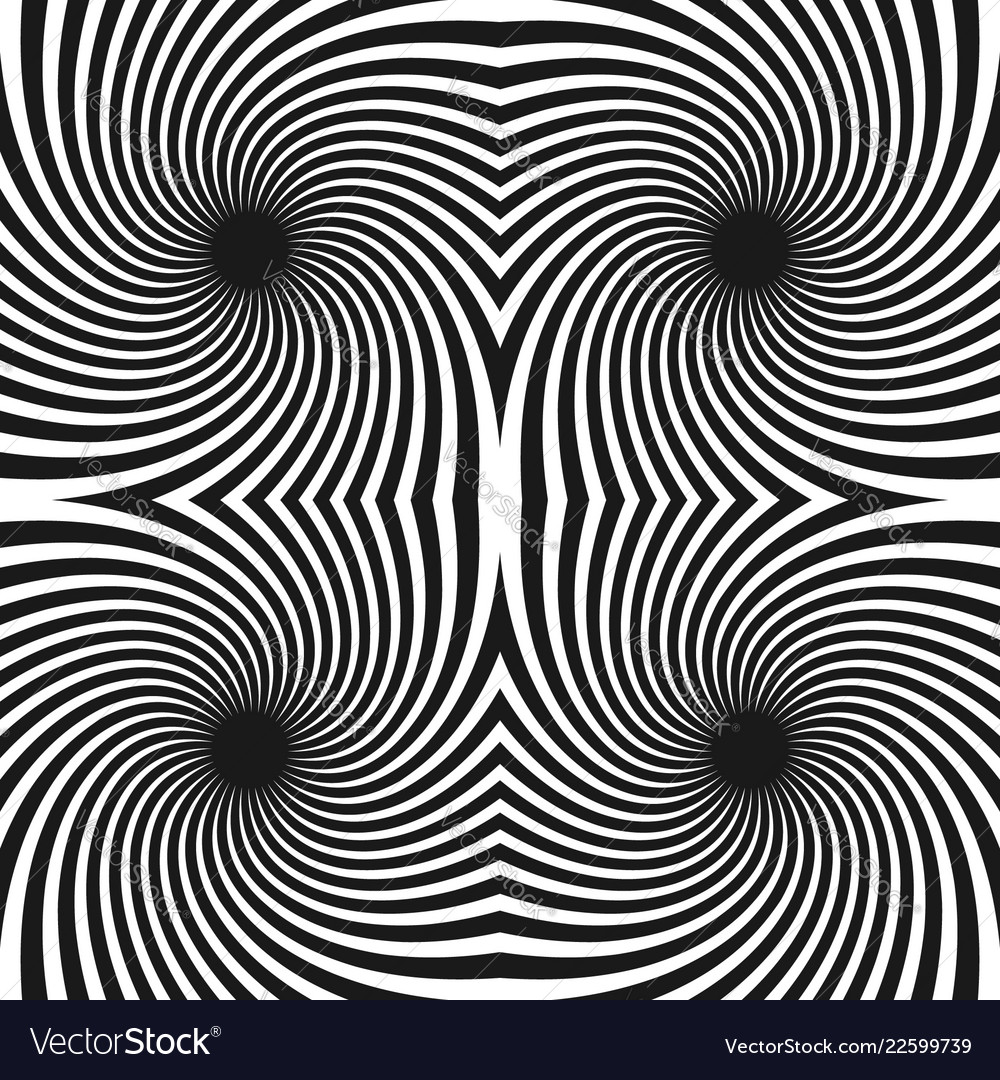 Seamless swirl pattern radiating lines vector image Seamless swirl pattern radiating lines