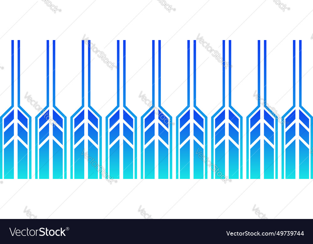 Abstract chevron blue lines gradient background