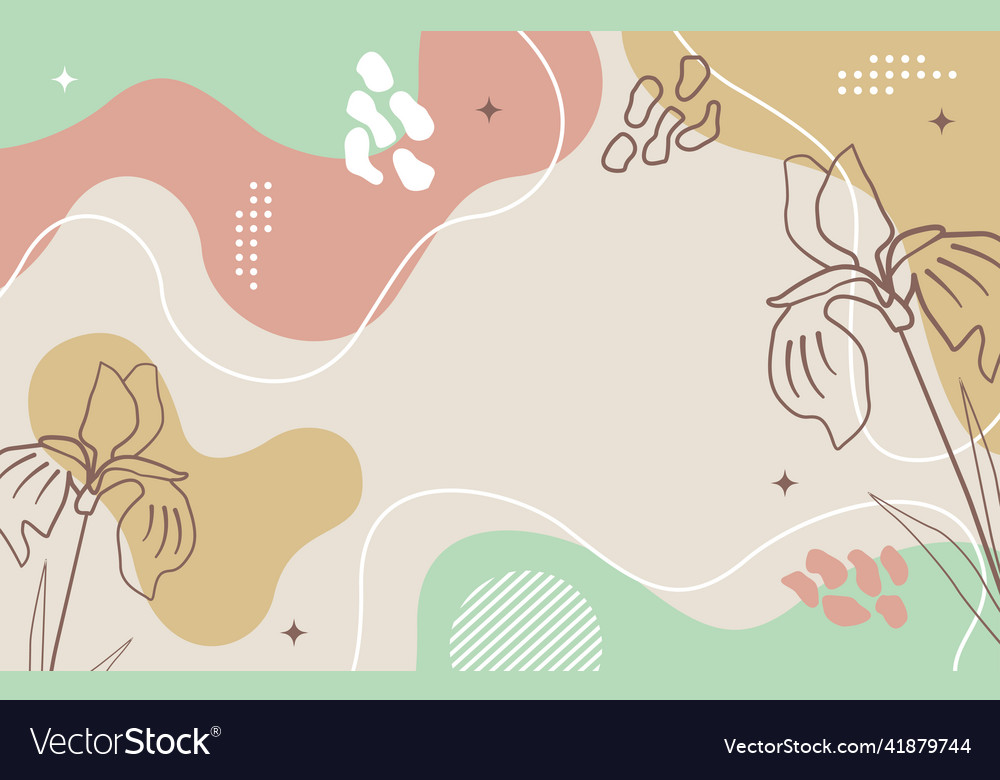 Cute nature floral flower minimalist girly