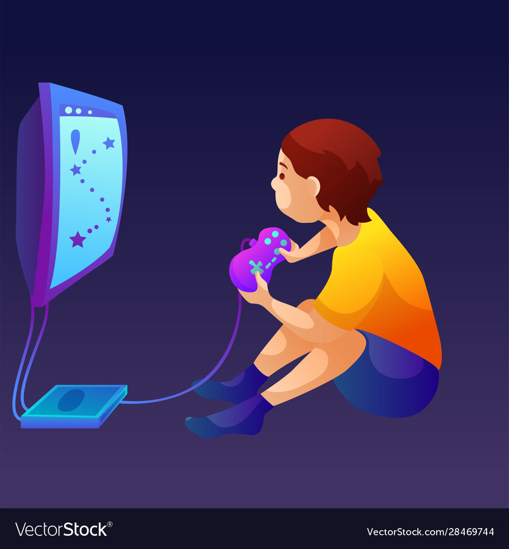 9+ Thousand Cartoon Kid Playing Computer Game Royalty-Free Images, Stock  Photos & Pictures