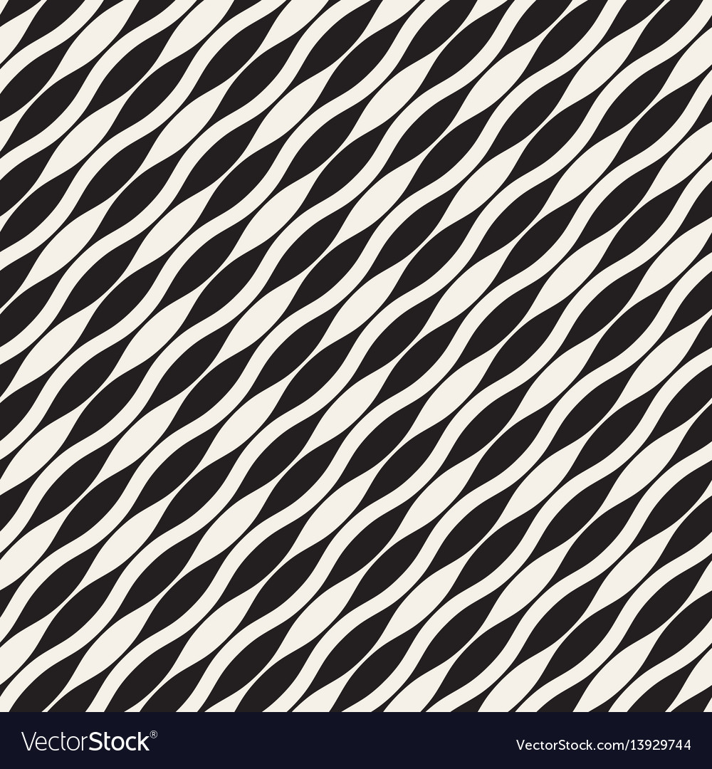 Retro Wavy Stripe Pattern
