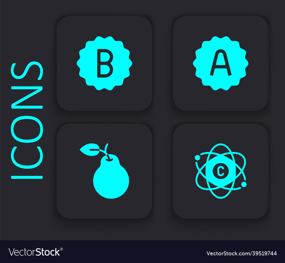 Set atom exam paper with incorrect answers sheet vector image Set atom exam paper with incorrect answers sheet