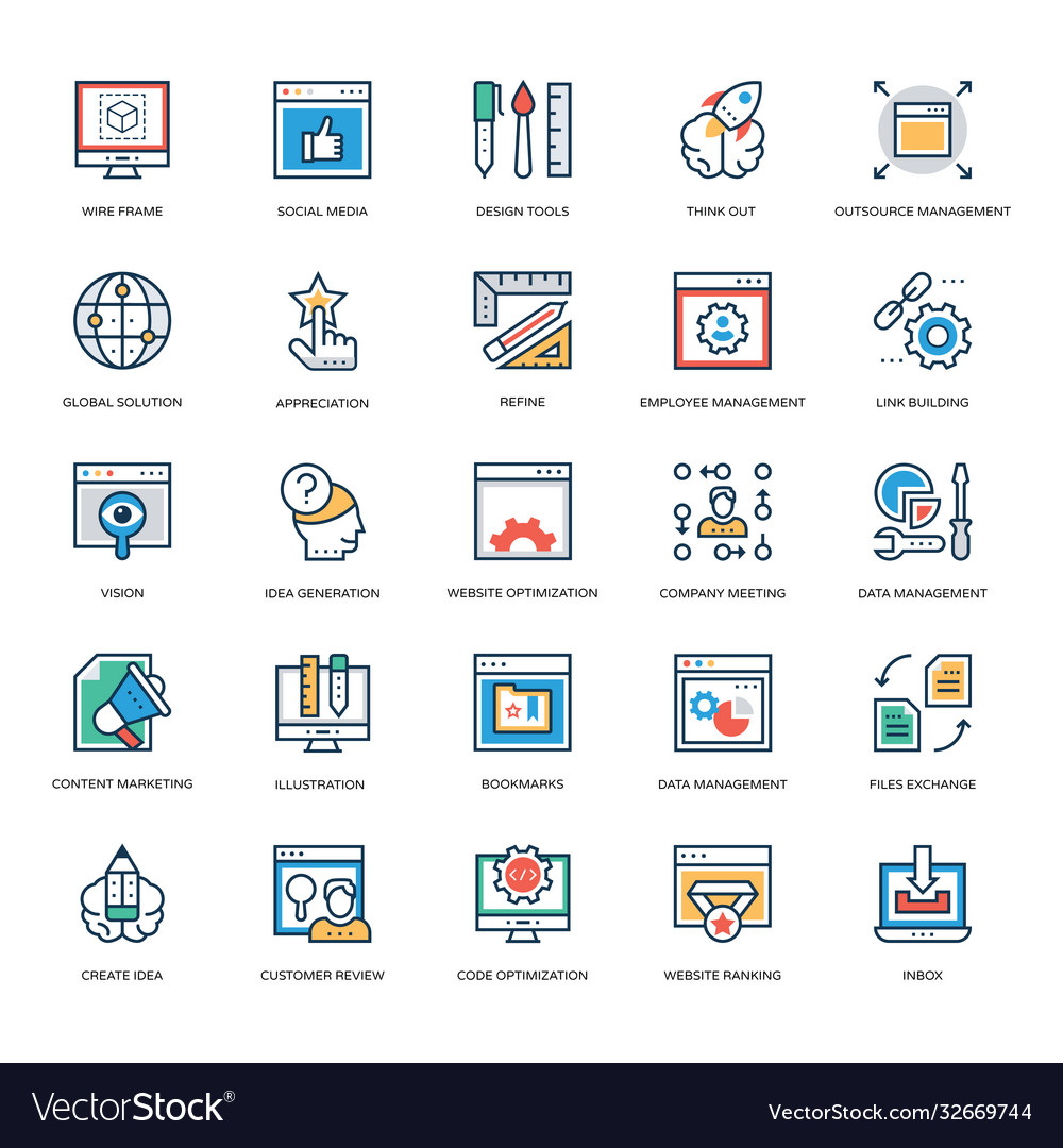Web design and development icons 12