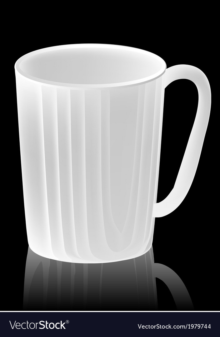 Weißer Cup