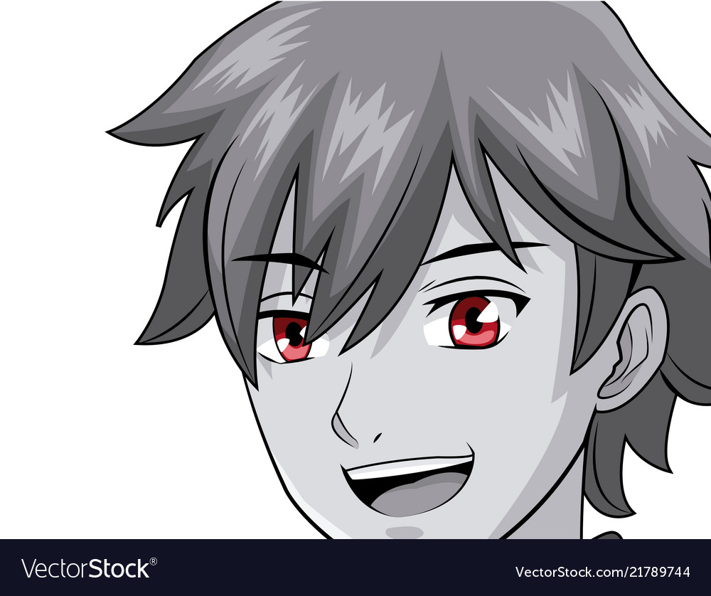 Premium Vector  Young man anime style character vector illustration design  manga anime boy