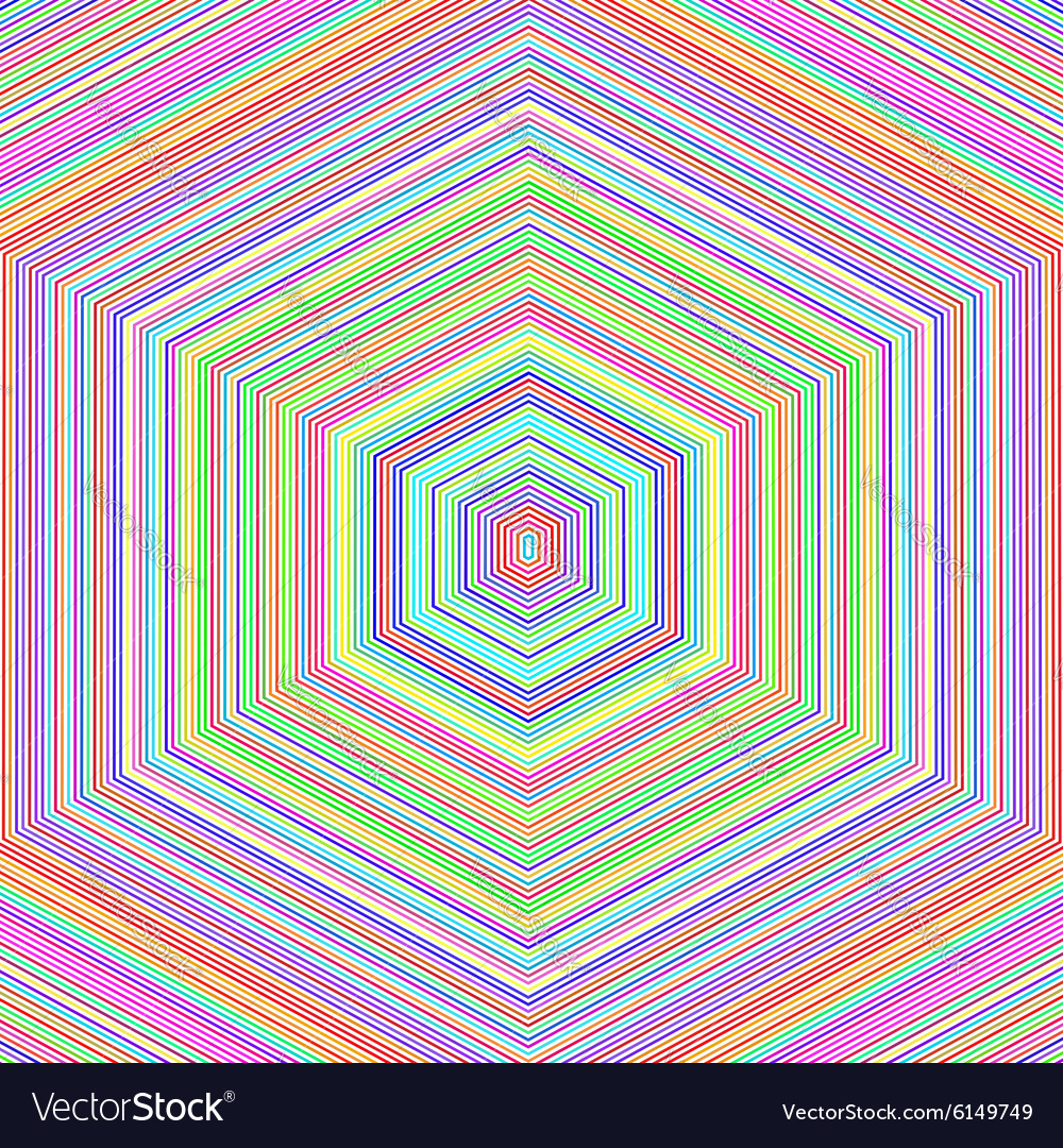 Abstract colorful hexagonal background