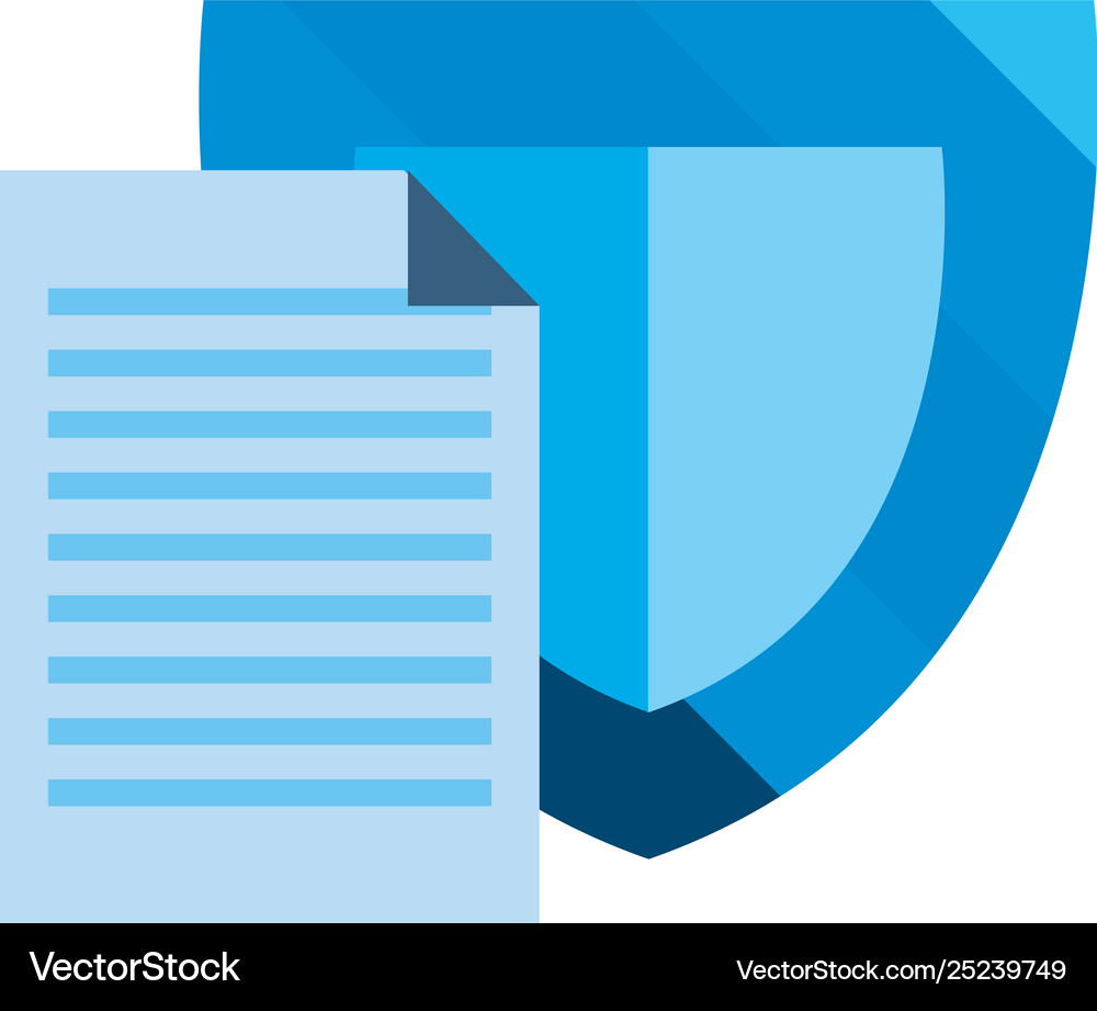 Cybersecurity data protection Royalty Free Vector Image