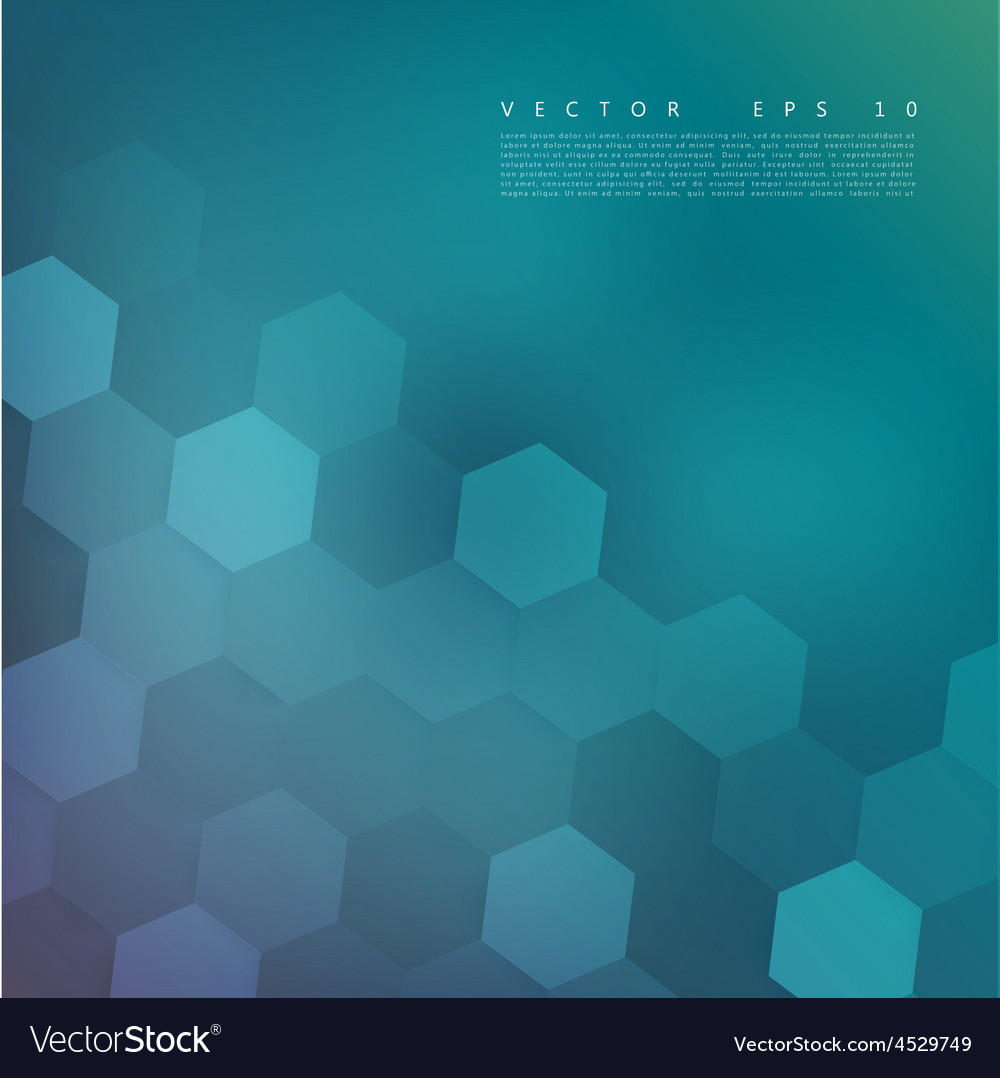 Hexagonal Color Gradient Background