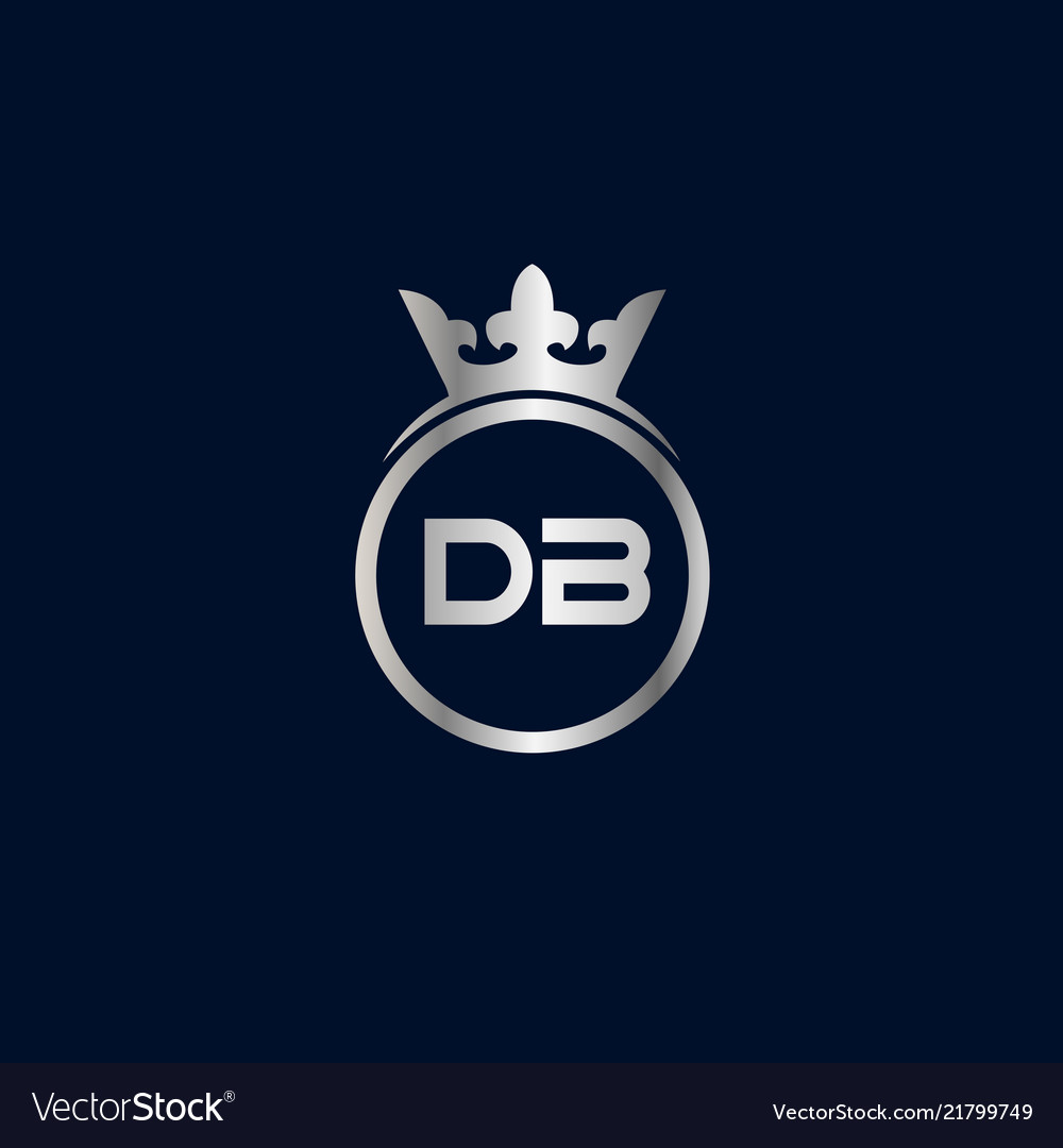 Initial letter db logo template design vector image Initial letter db logo template design