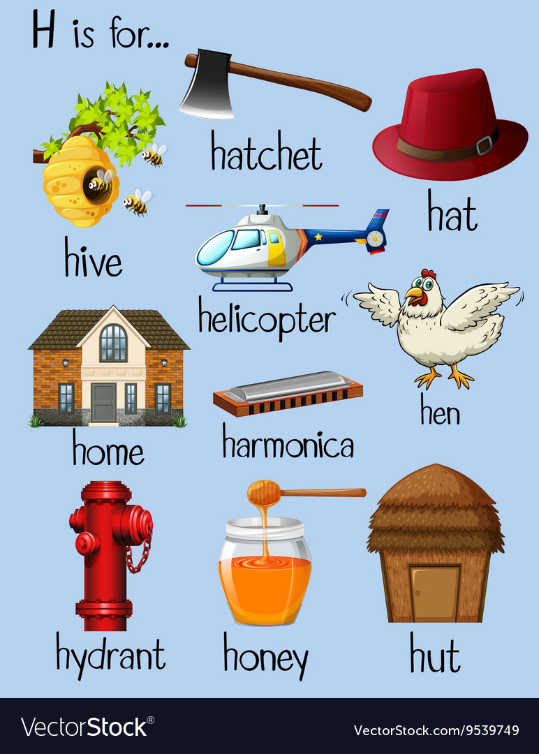 speech therapy words starting with h