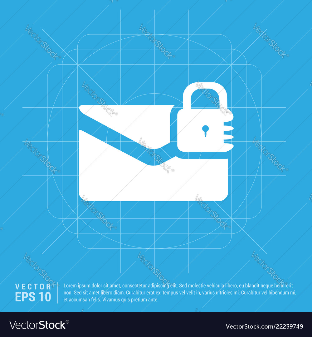 Message secure icon