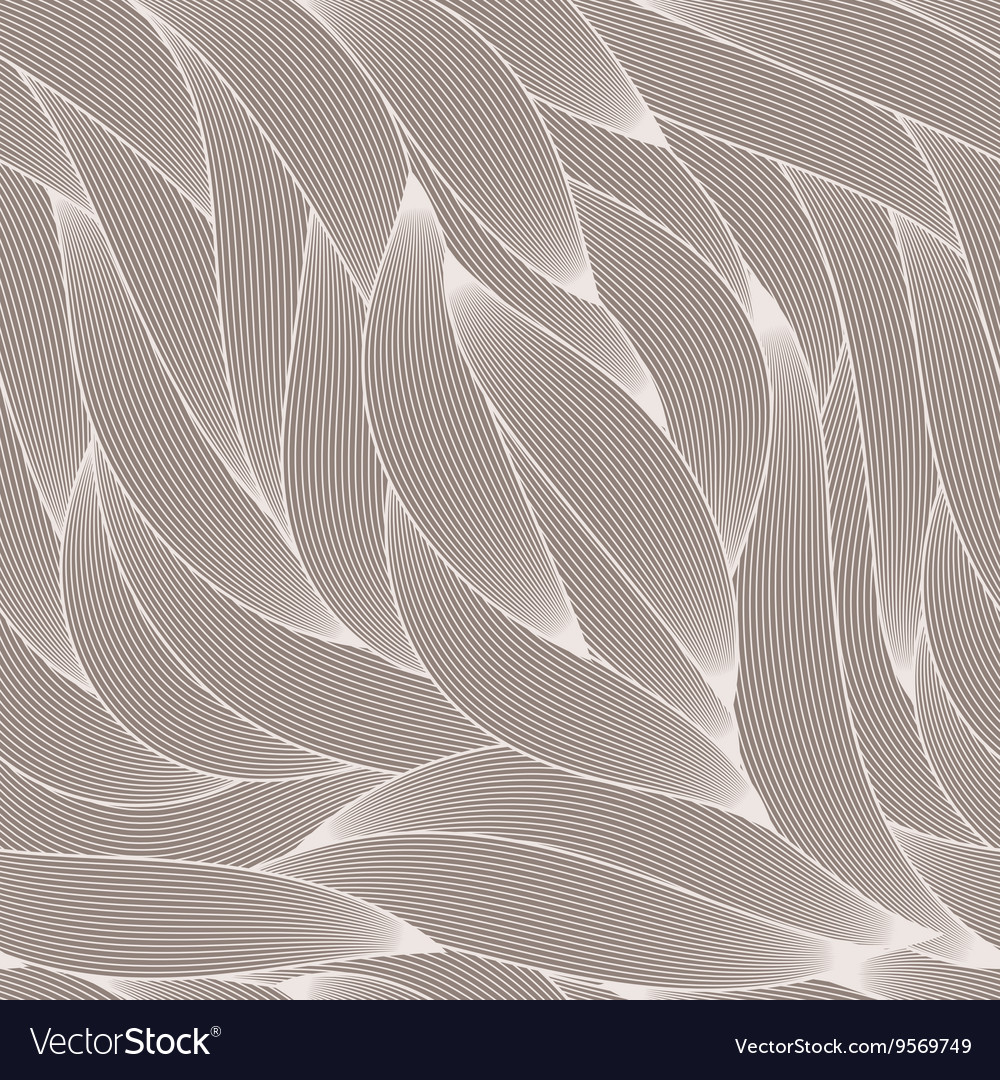 Seamless Pattern Of Hair Strands Royalty Free Vector Image