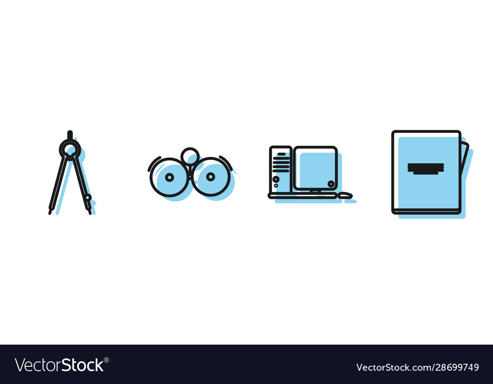 Zeilenrechner mit Tastatur und Maus einstellen vector image Zeilenrechner mit Tastatur und Maus einstellen