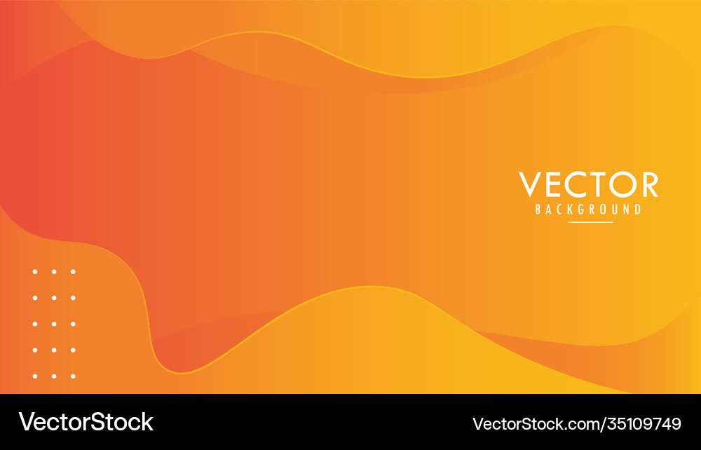 Soft gradient orange liquid wavy background design