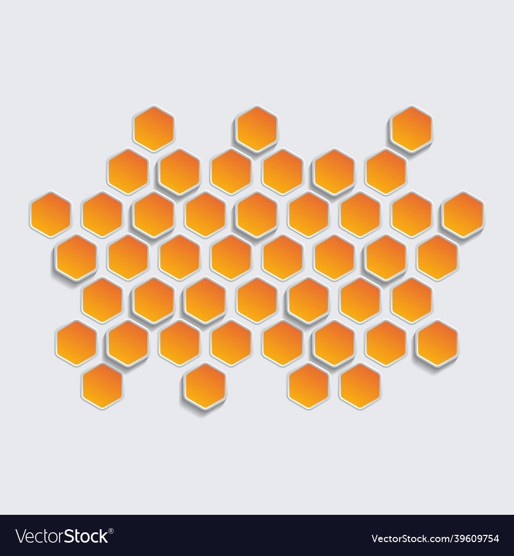 Abstract geometric shape hexagon background