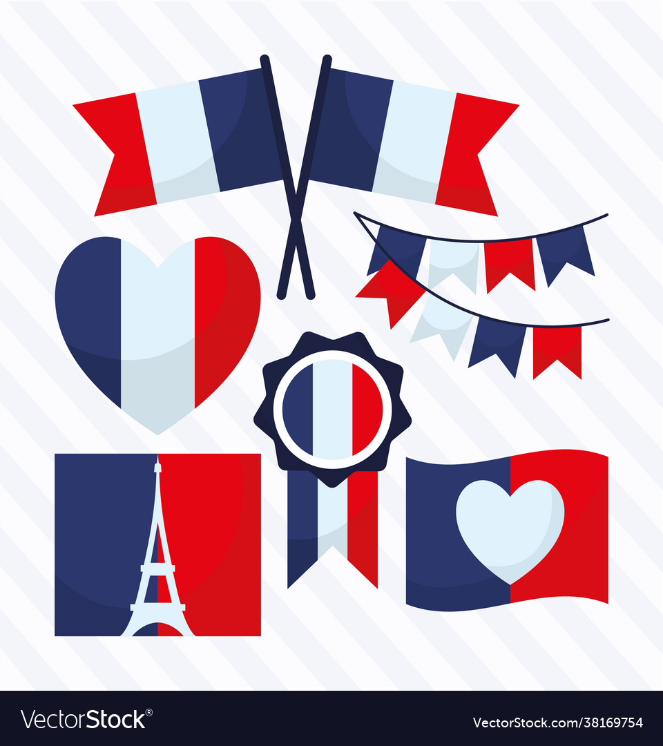 Bastille day designs pack